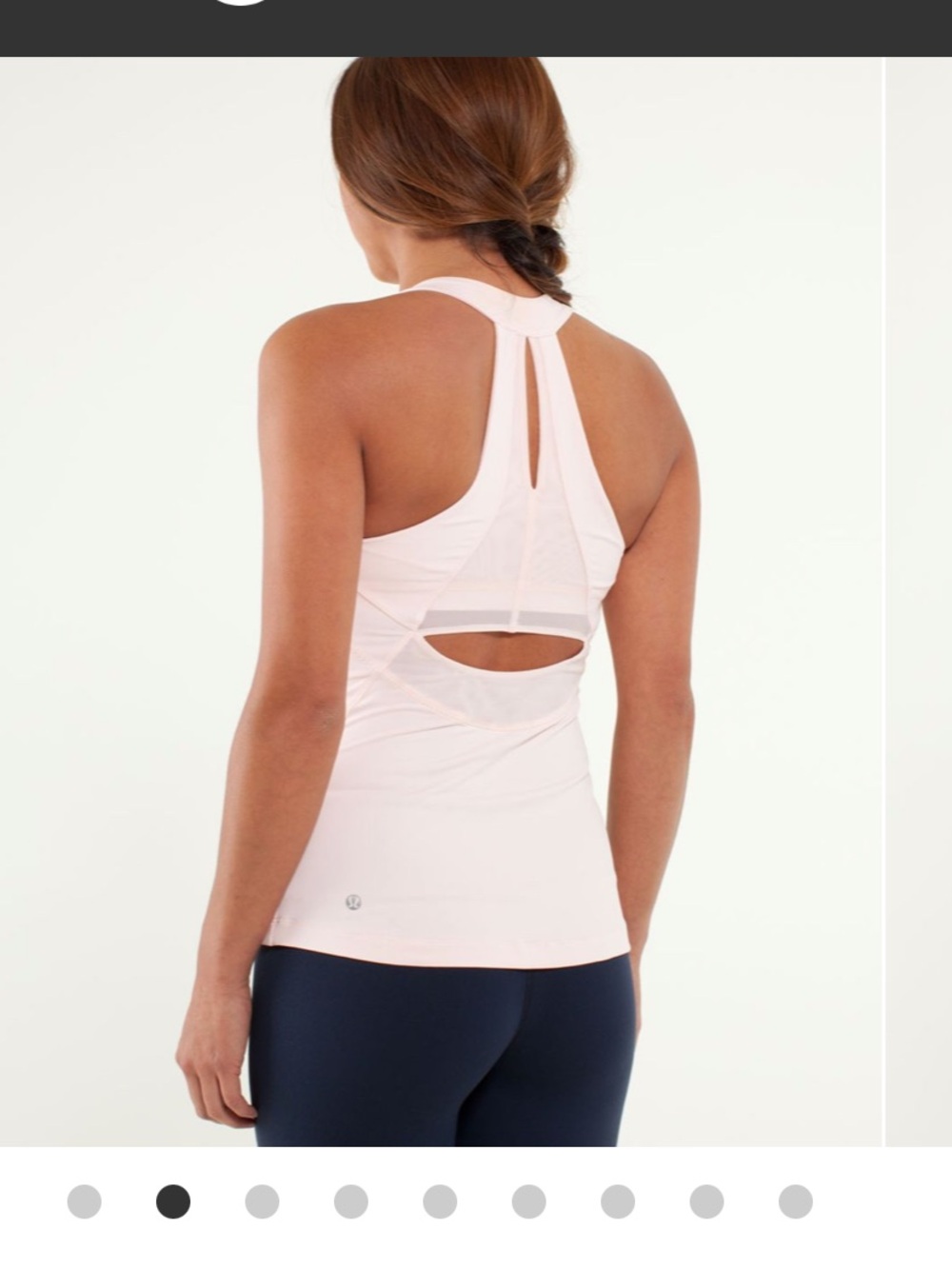 lululemon sz 10 Make It Count Tank Parfait Pink barbiecore balletcore athleisure